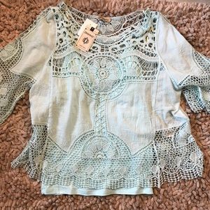 Democracy crochet top Clearance